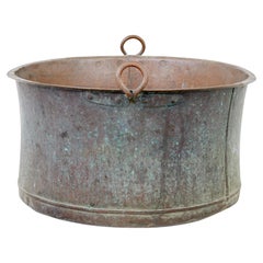 Antique Large 19th century cooking pot with original patina