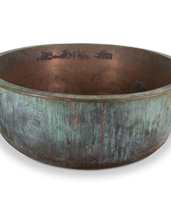 Large 19th Century Copper Cheese Vat
