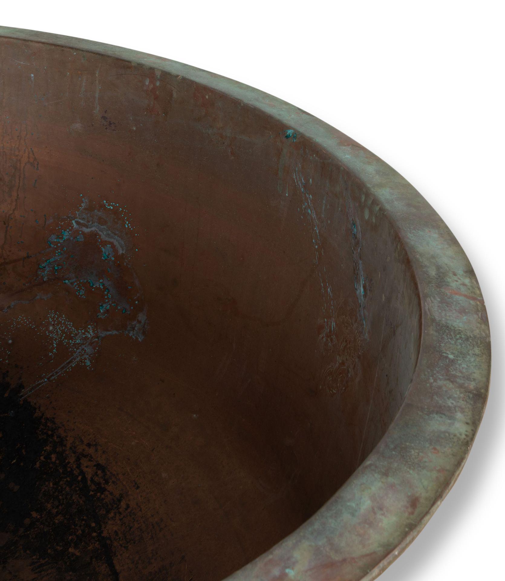 French Large 19th Century Copper Cheese Vat