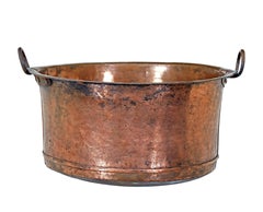 Large 19th Century copper cooking vessel