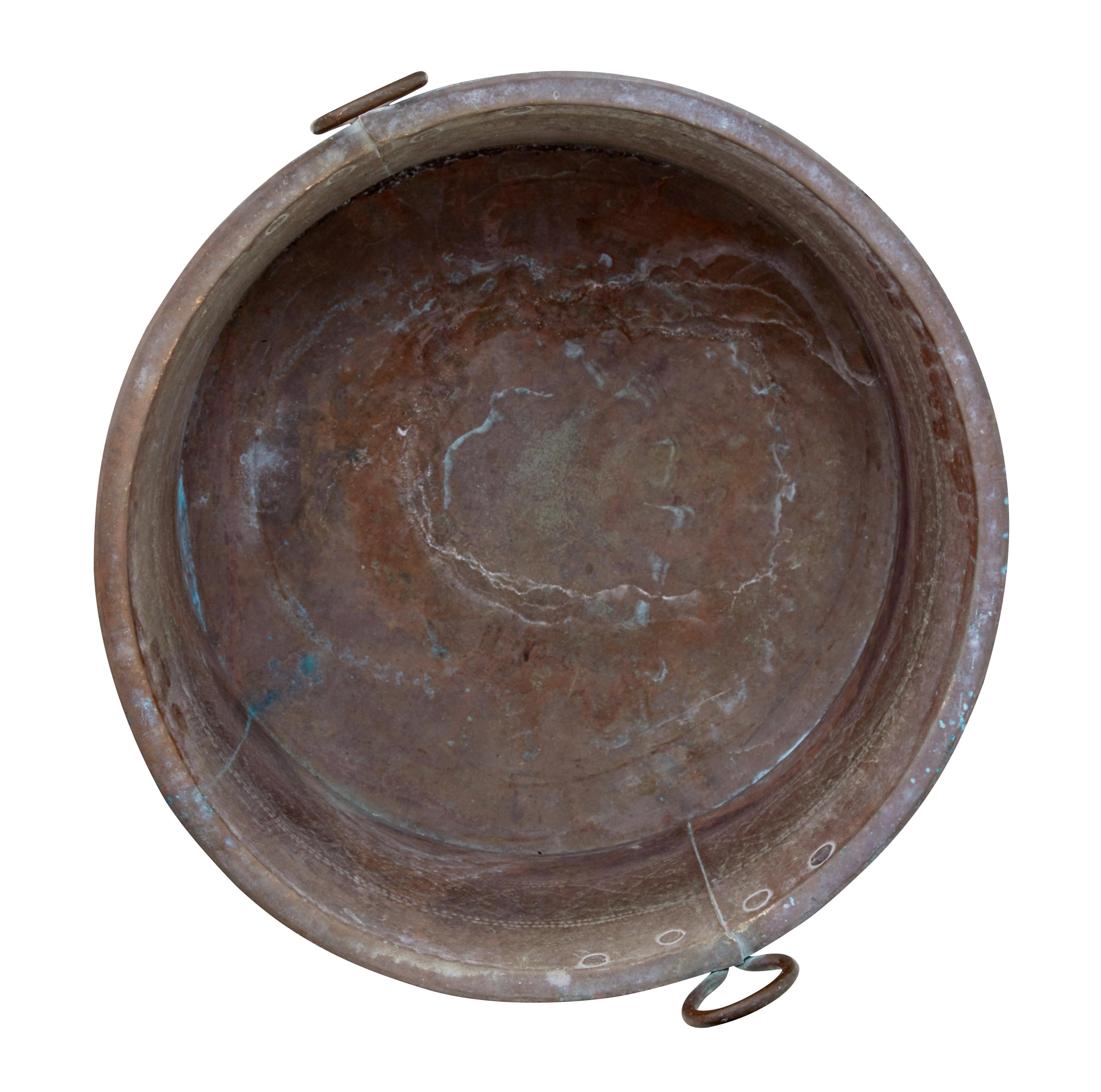 Swedish Large 19th Century Copper Cooking Vessel