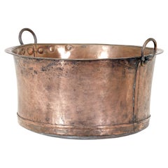 Antique Large 19th century copper cooking vessel