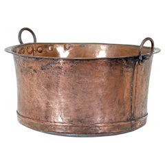 Large 19th Century copper cooking vessel