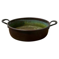 Used Large 19th Century Copper Pan