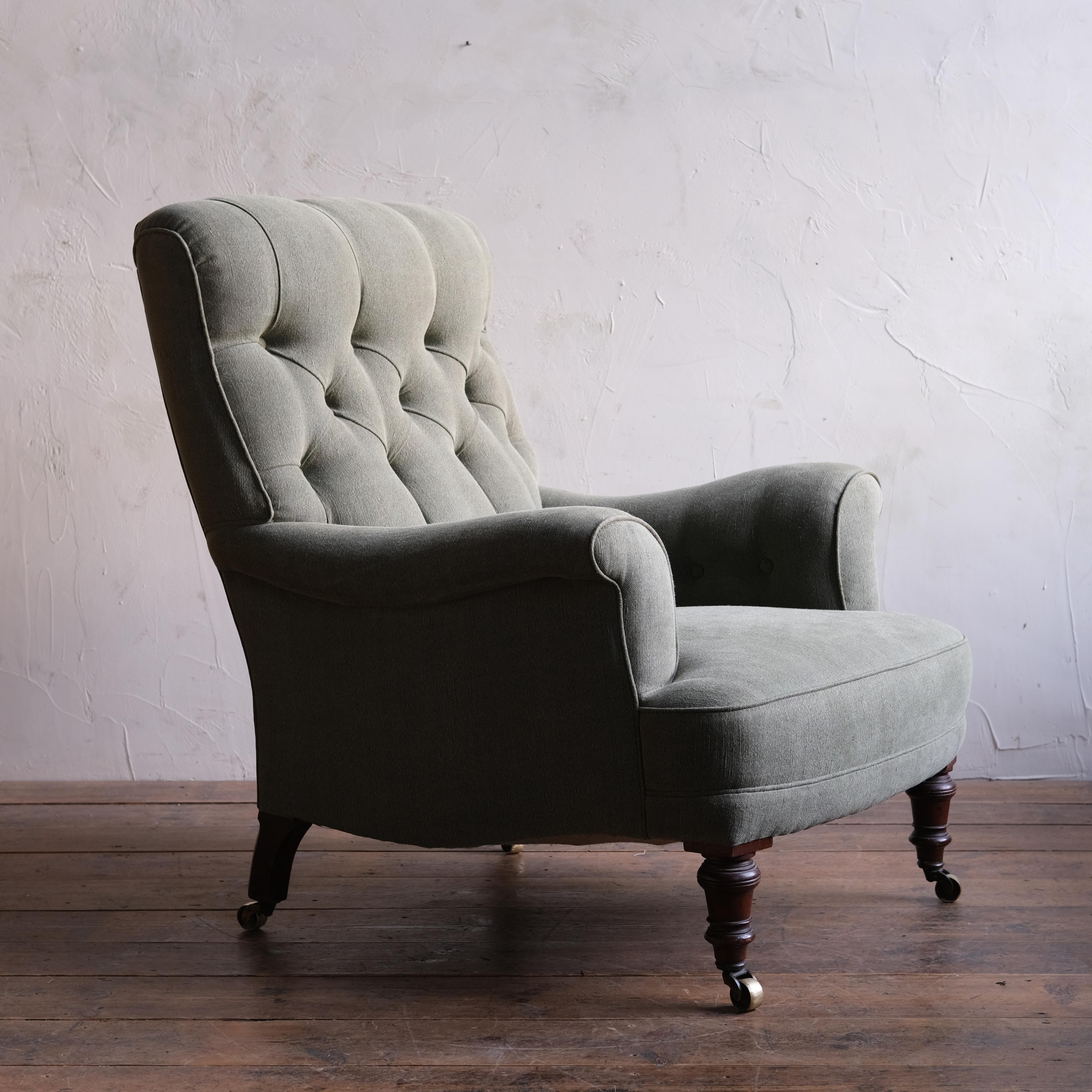 Large 19Th Century Country House Armchair 6