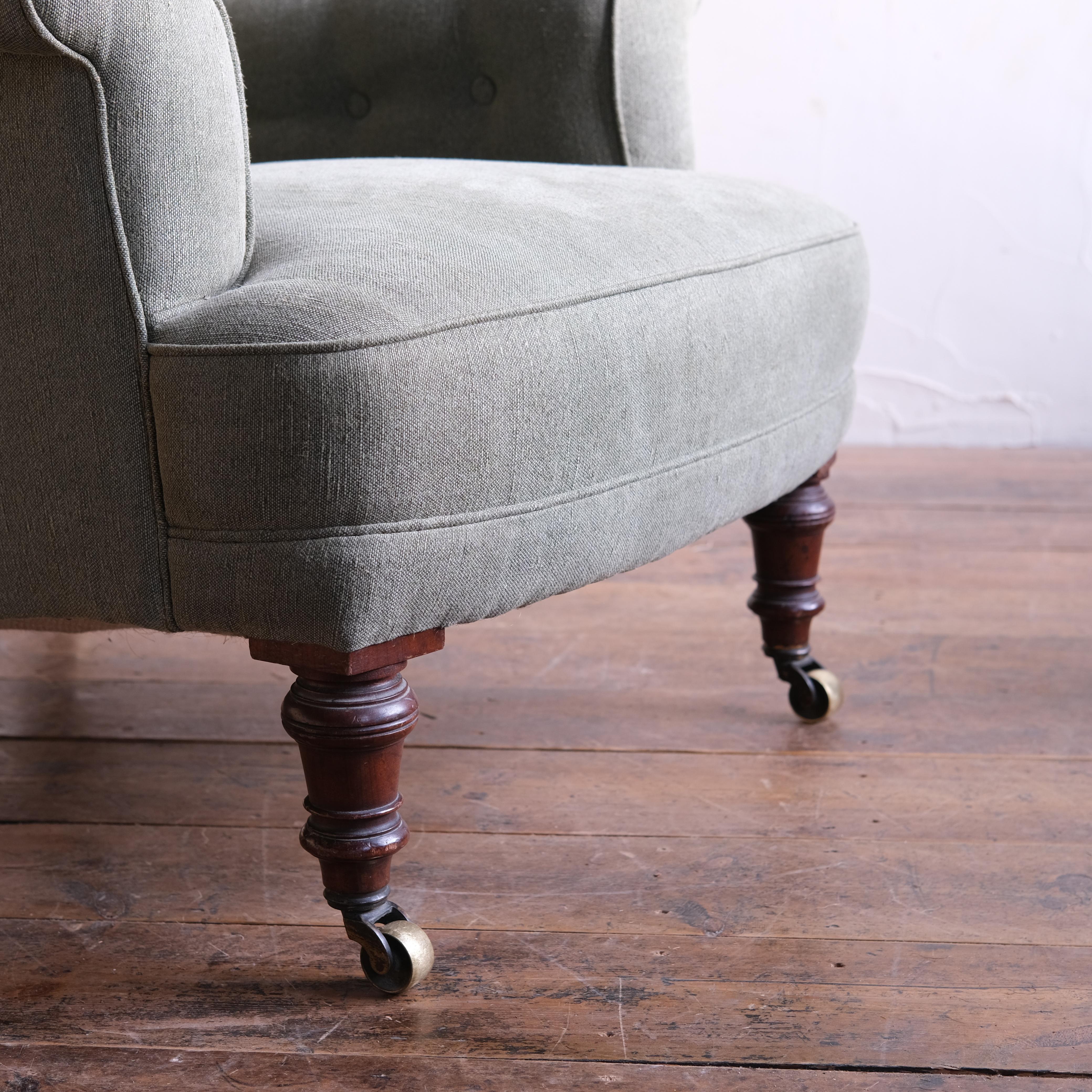 Large 19Th Century Country House Armchair 8