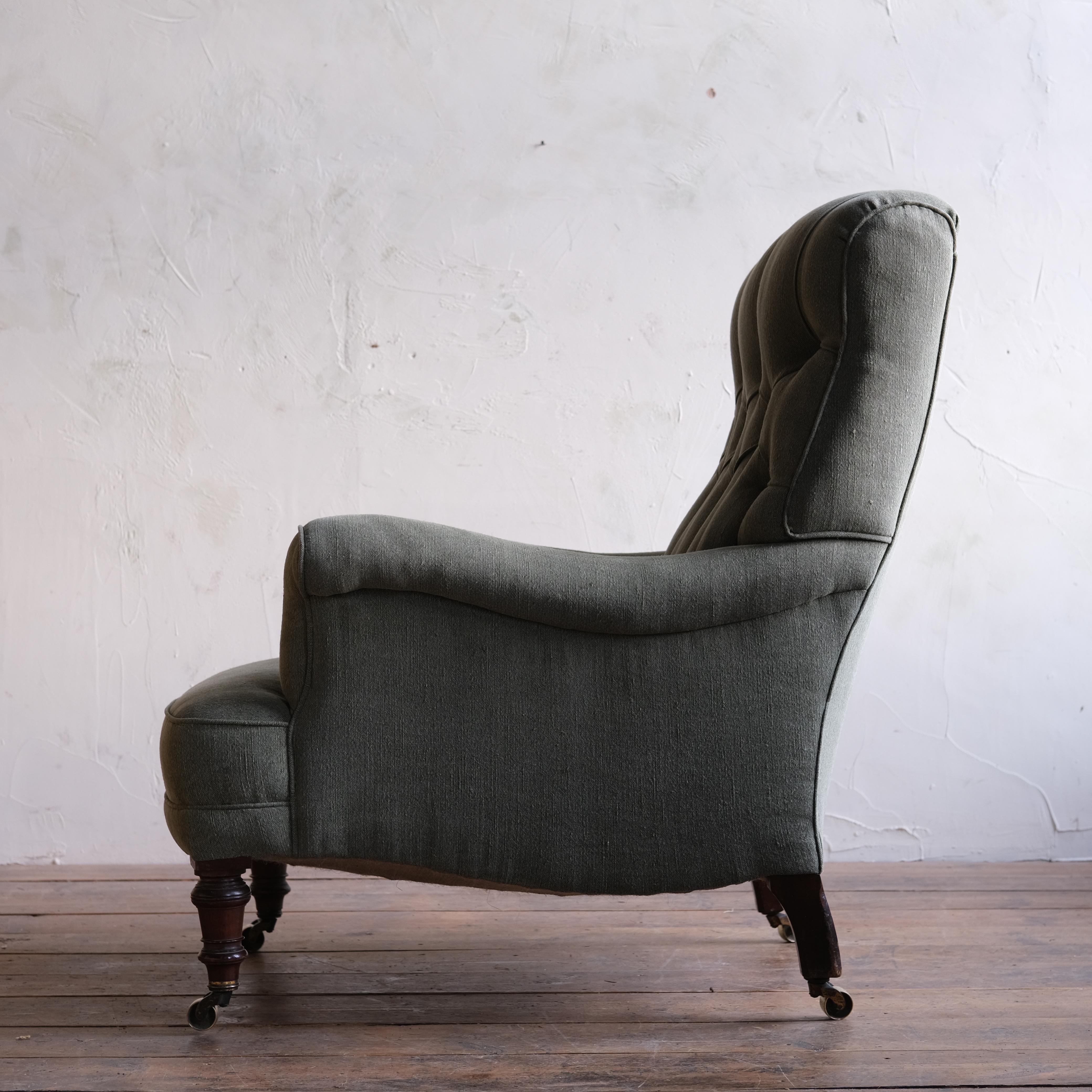 Large 19Th Century Country House Armchair 2