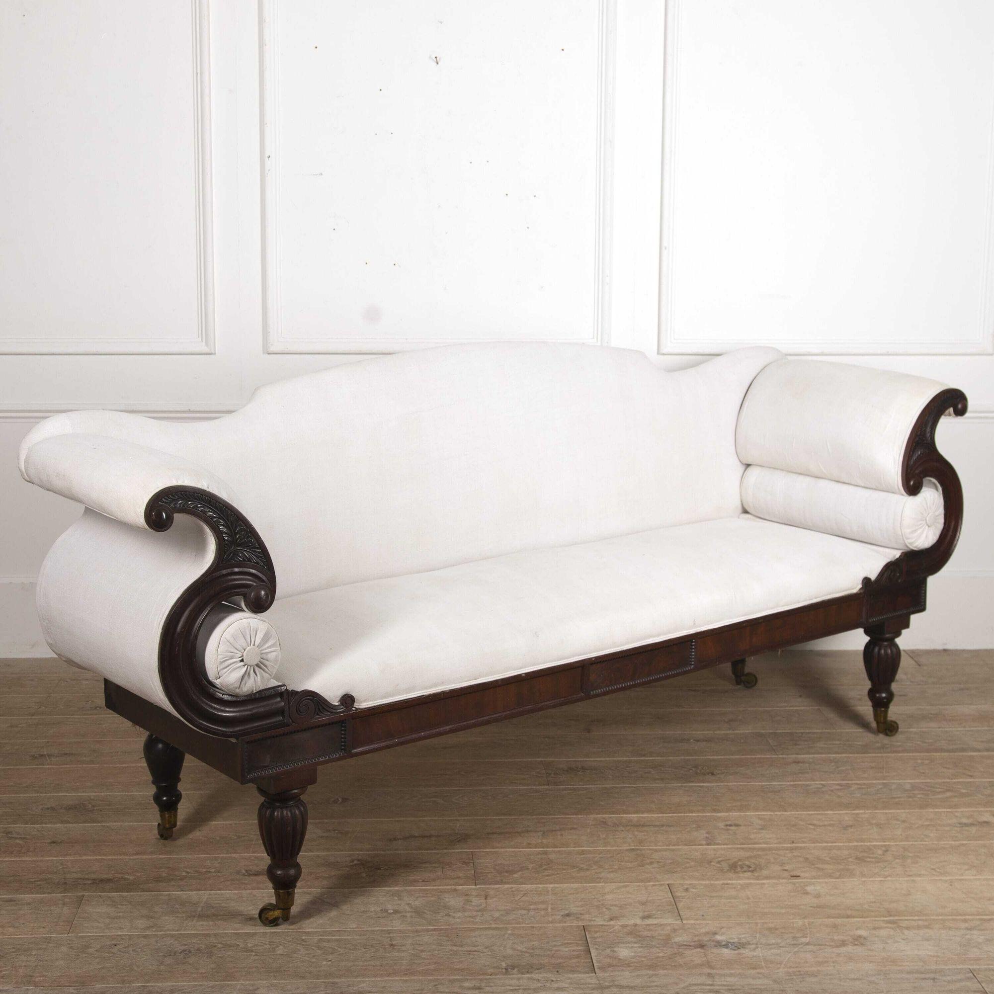 Large 19th Century Country House Sofa 1