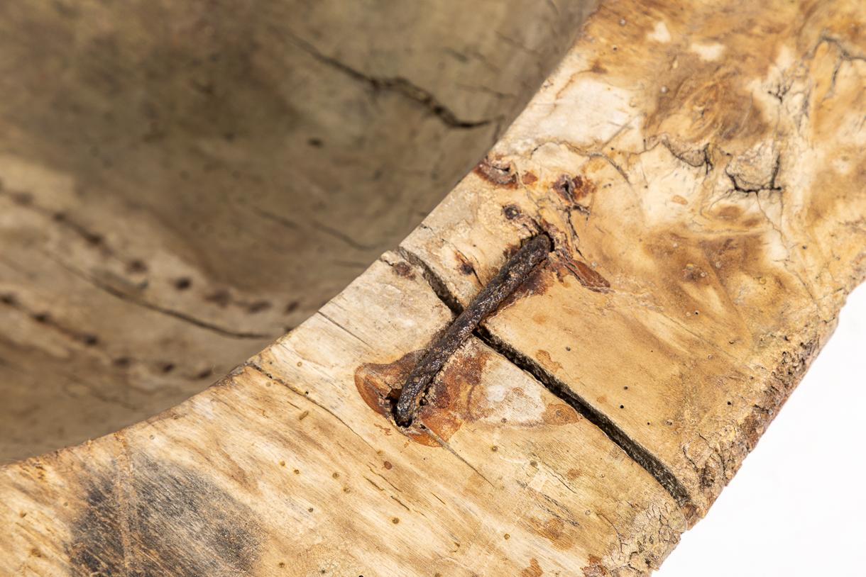 Grand bol  ptes dcoratif en bois du 19me sicle Bon état - En vente à Gloucestershire, GB