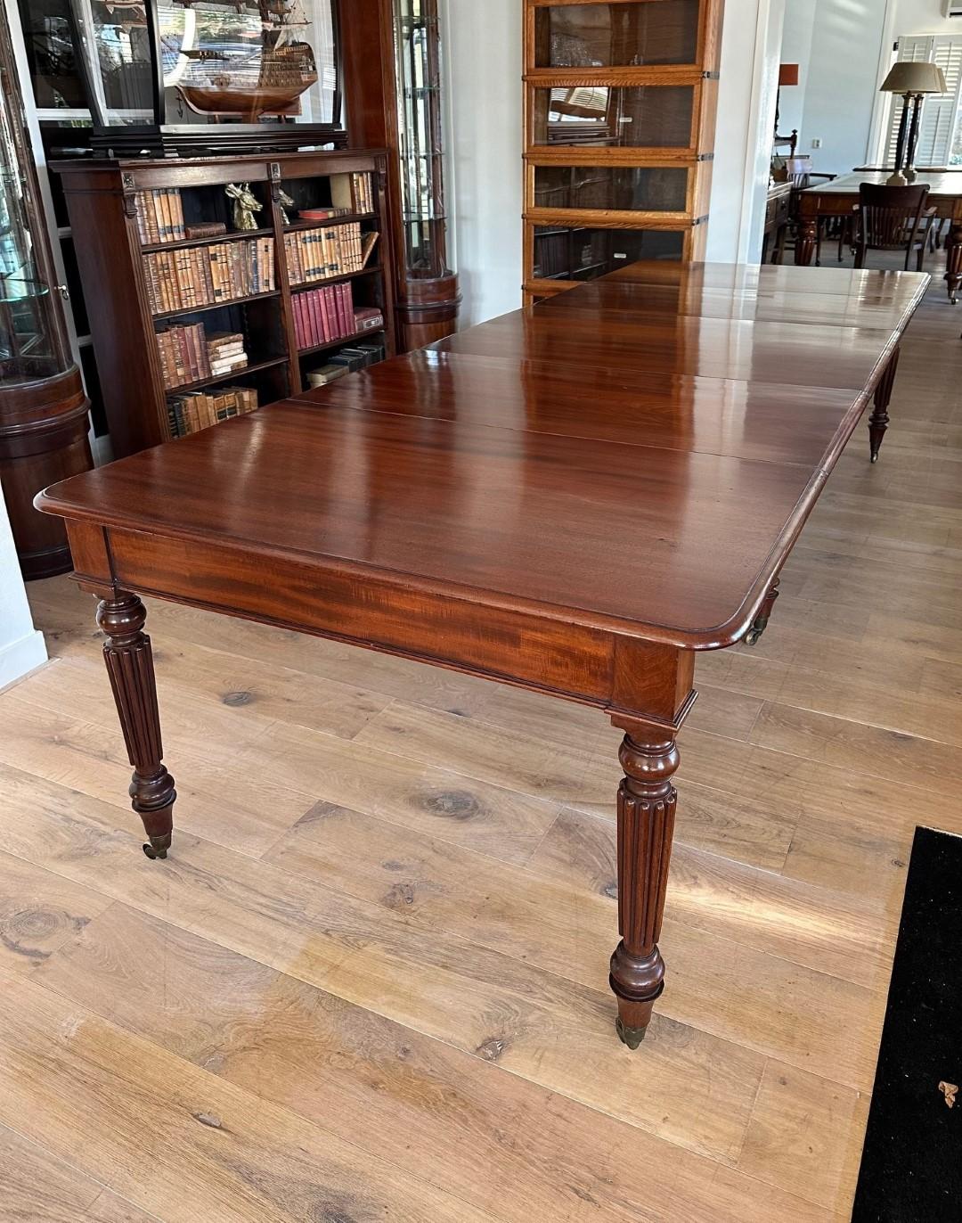 Large 19th Century dining table 11