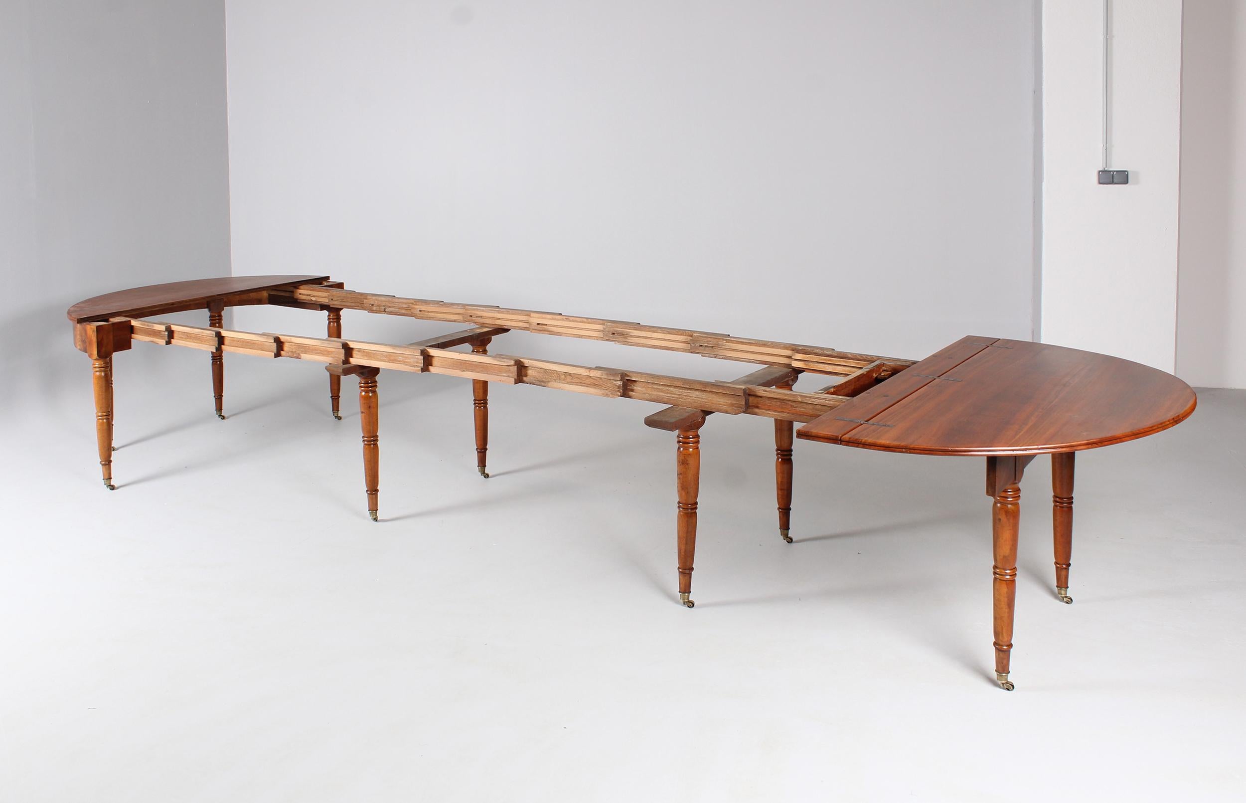 Large 19th Century Dining Table, Walnut, 12-16 People 5