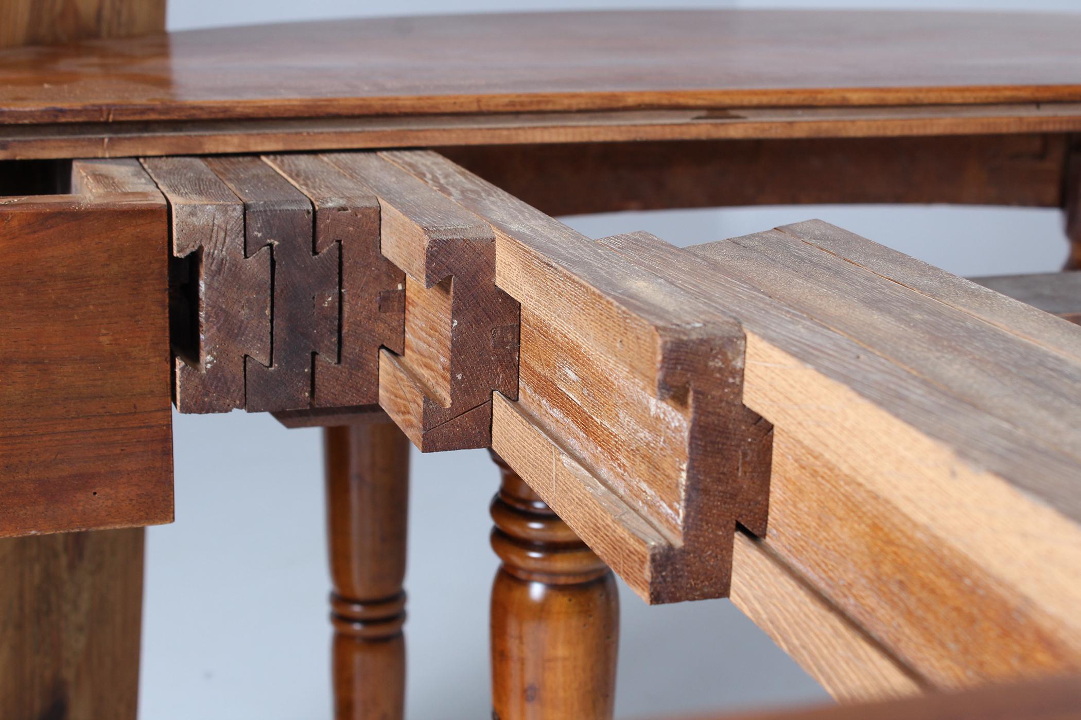 Large 19th Century Dining Table, Walnut, 12-16 People 1