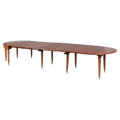 Large 19th Century Dining Table, Walnut, 12-16 People