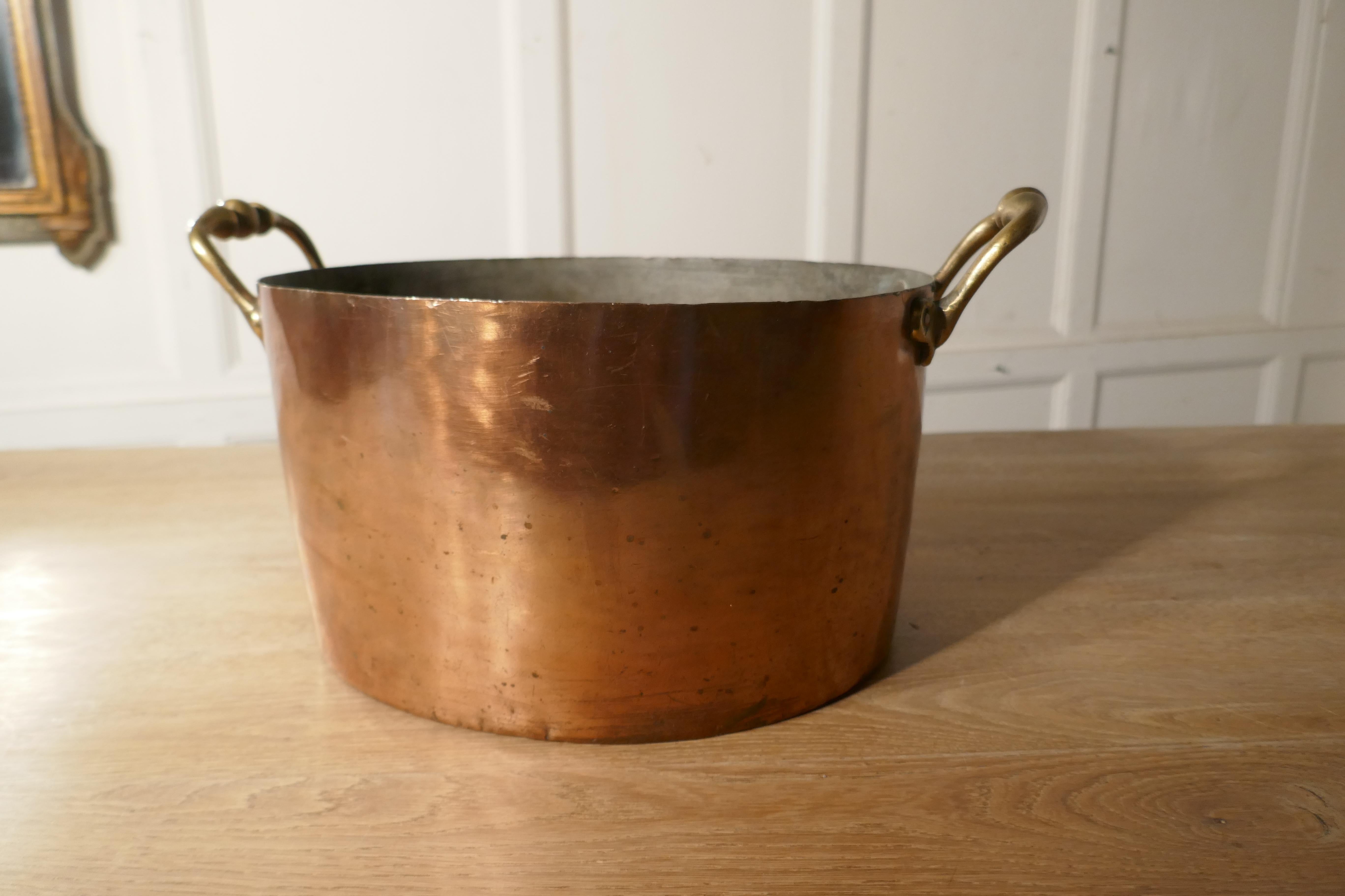 huge copper pot
