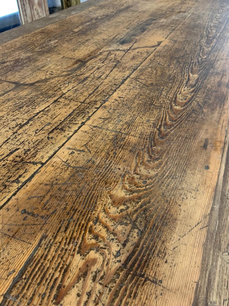 Hand-Crafted Large 19th Century Drapers Table