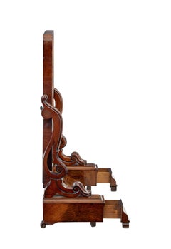 Grand miroir de vanité du 19e siècle, début de l'époque victorienne