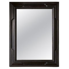 Grand miroir mural italien ébénisé du XIXe siècle - N° 5