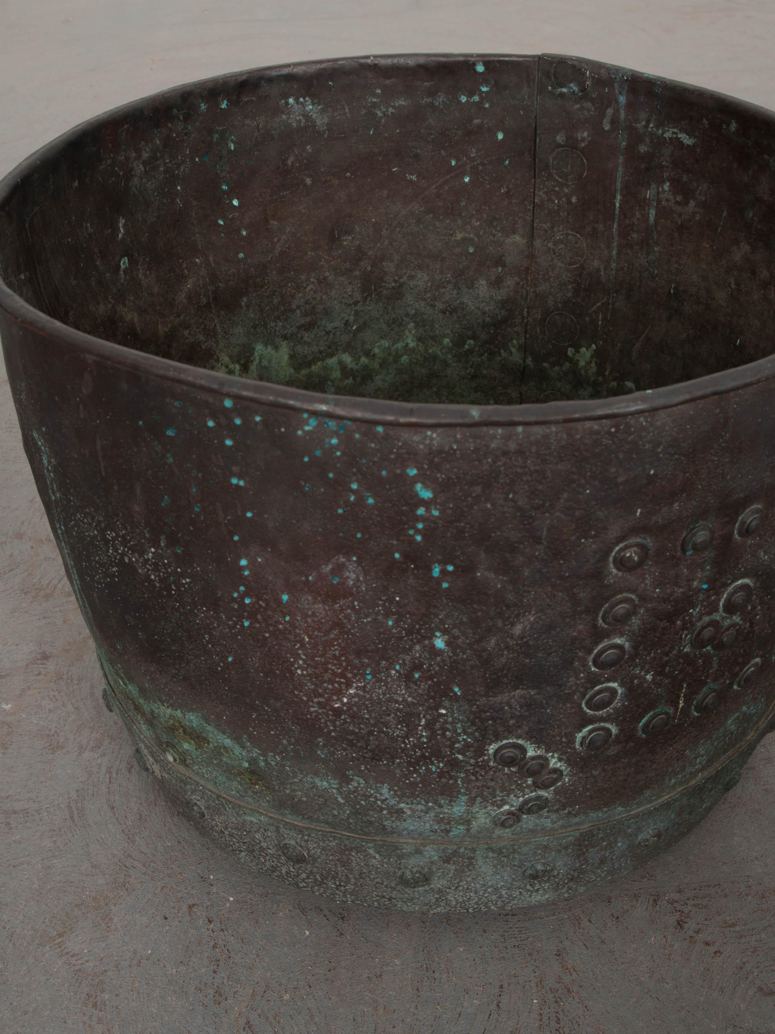 Large 19th Century English Copper Pot 3