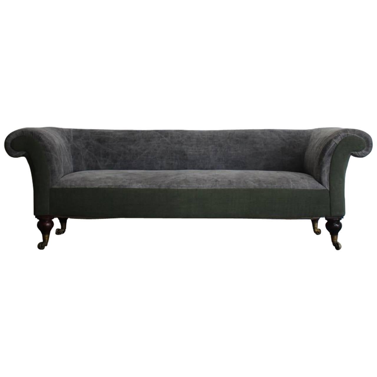 Large 19th Century English Country House Sofa