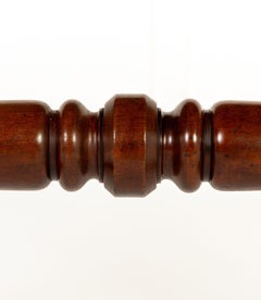 Large 19th Century English Mahogany Library Table