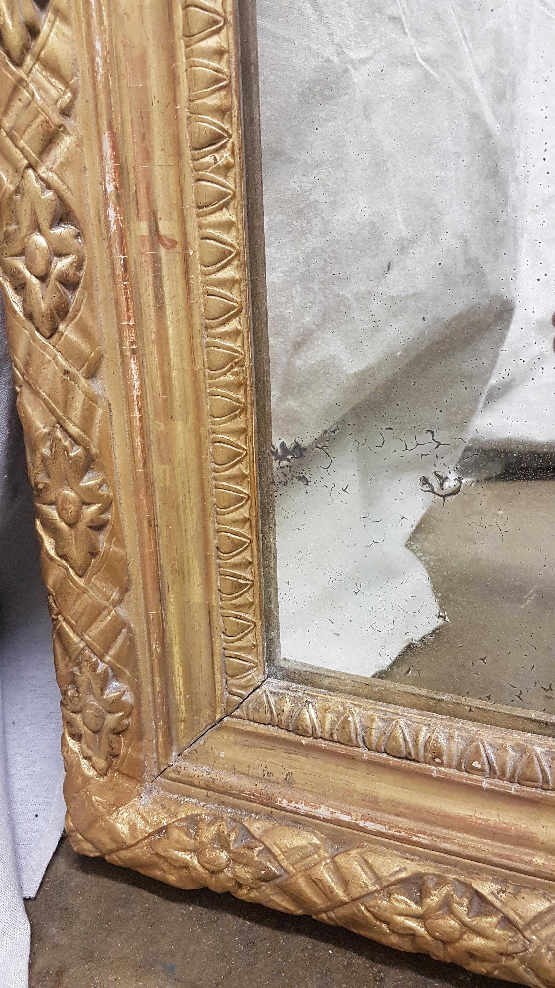 Large 19th Century English Mirror from the Blenheim Estate 6