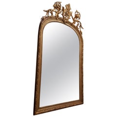 Antique Large 19th Century English Mirror from the Blenheim Estate