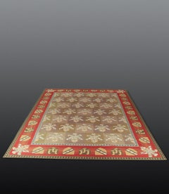 Large 19th Century English Needlepoint Carpet