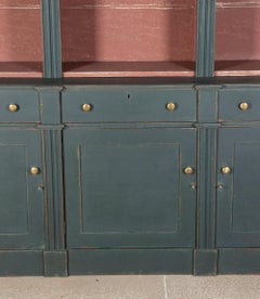 Large 19th Century English Painted Bookcase