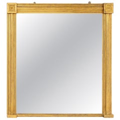 Large 19th Century English Regency Giltwood Mirror
