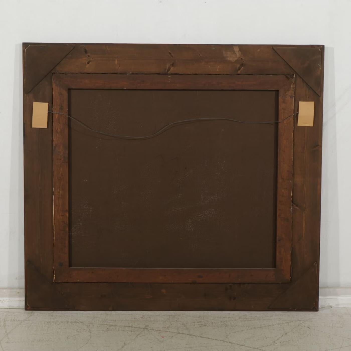 Large 19th-Century English School Framed Fox Hunt Oil Painting, “The Meet” For Sale 2