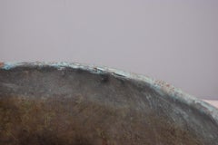 Large 19th Century English Verdigris Copper Boiler Planter