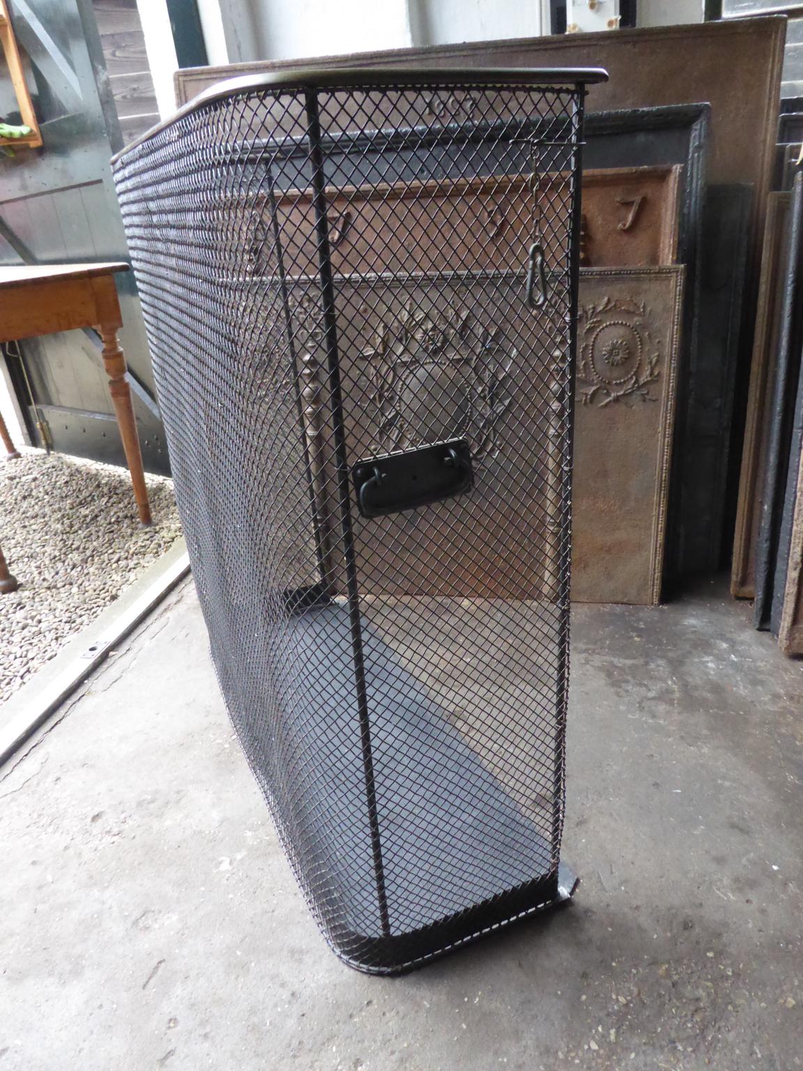 Large 19th Century English Victorian Fire Guard 5