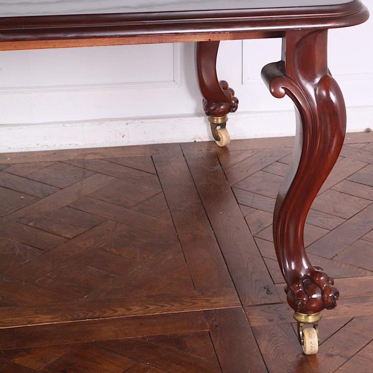 solid mahogany table