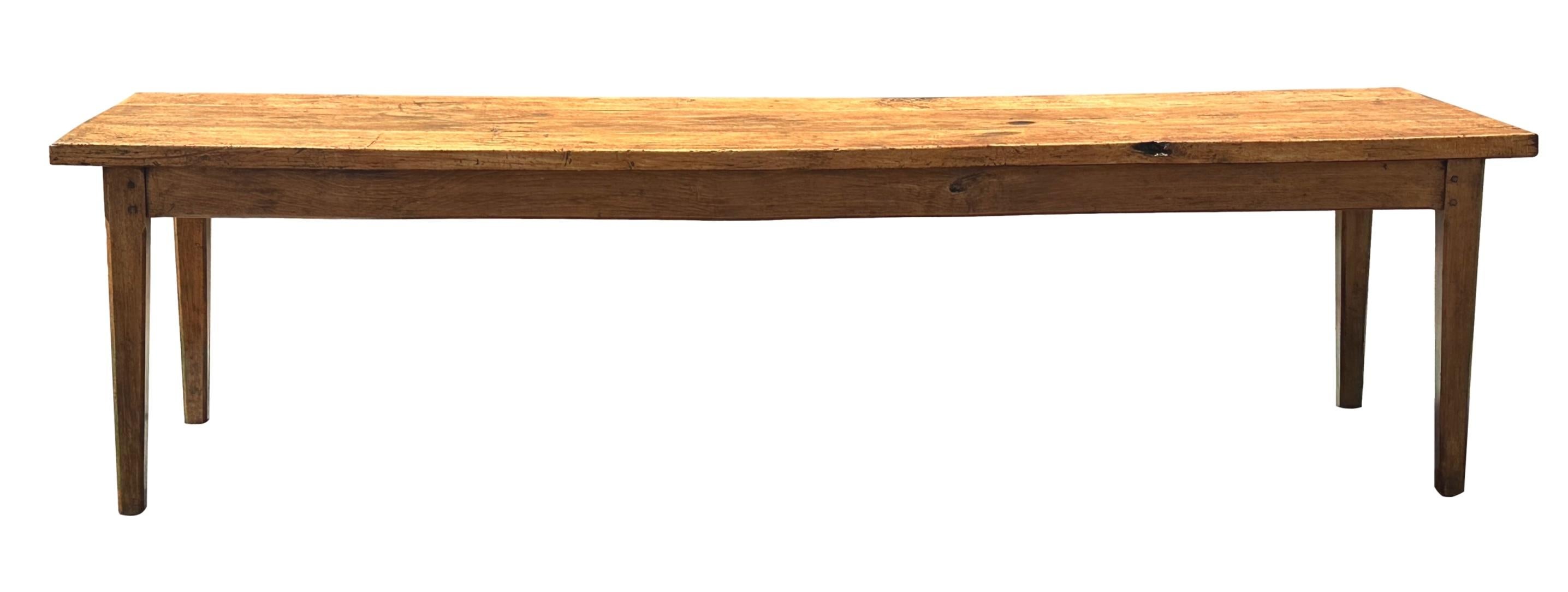 Grande table à manger de ferme du 19ème siècle en vente 5