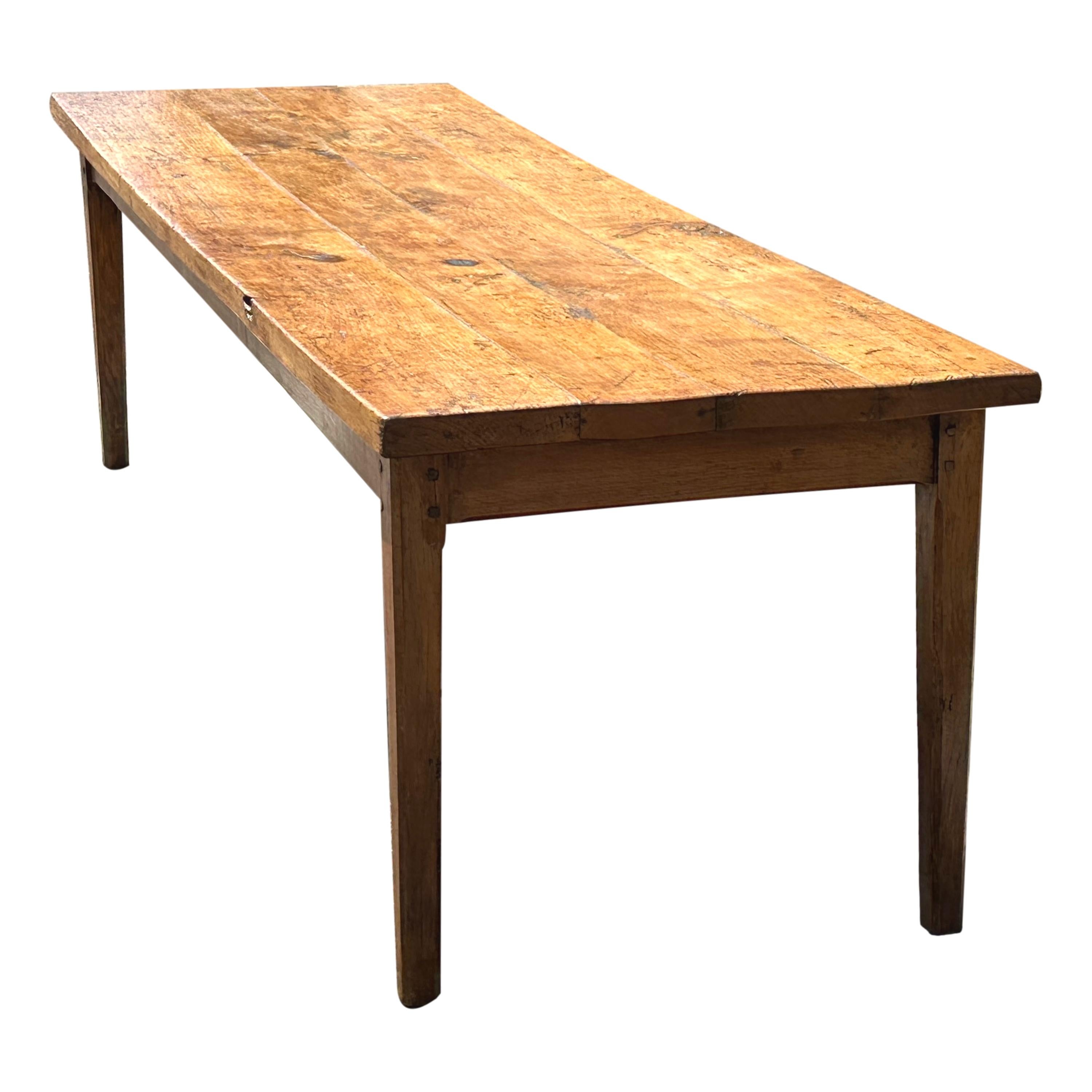 Georgien Grande table à manger de ferme du 19ème siècle en vente