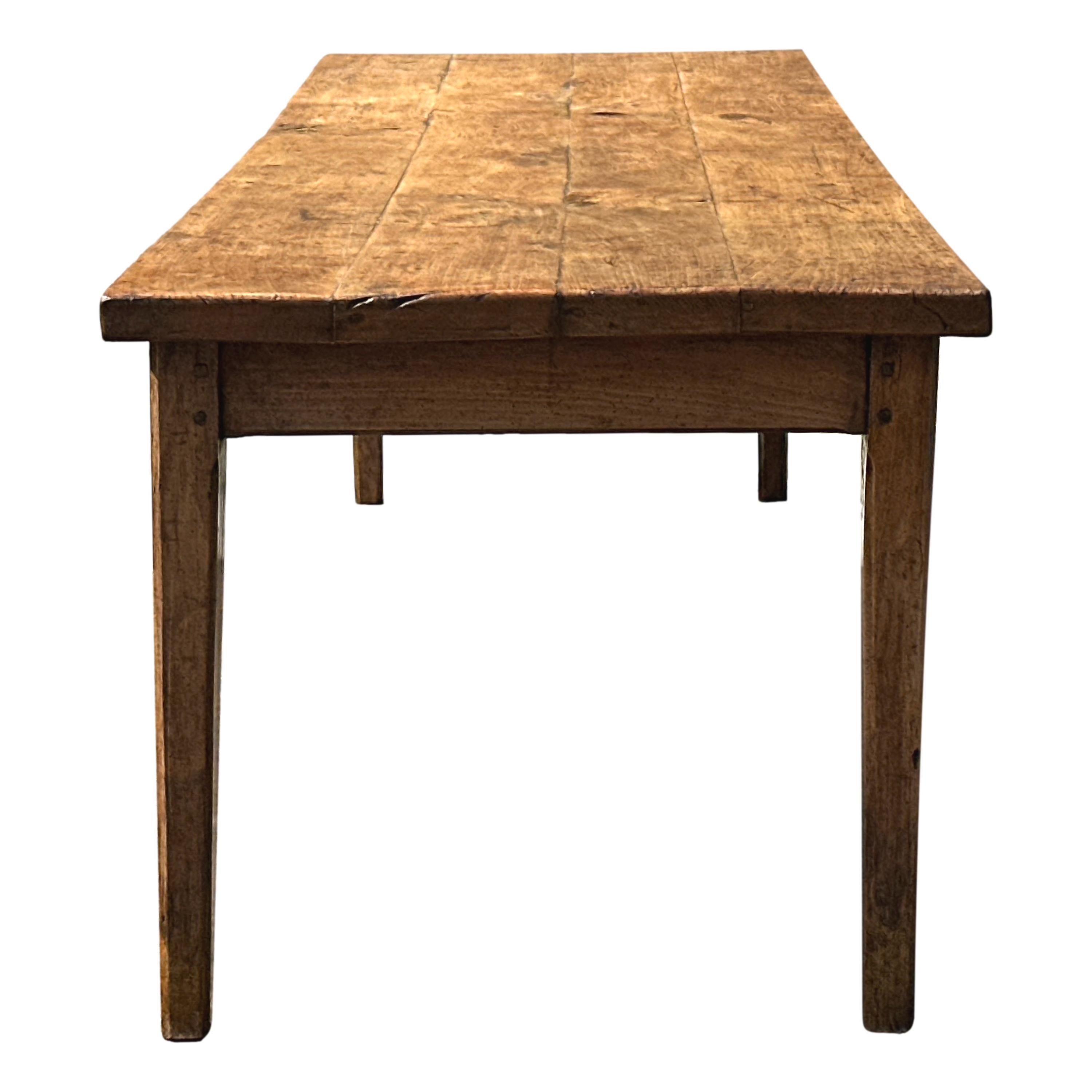 Grande table à manger de ferme du 19ème siècle Bon état - En vente à Bedfordshire, GB