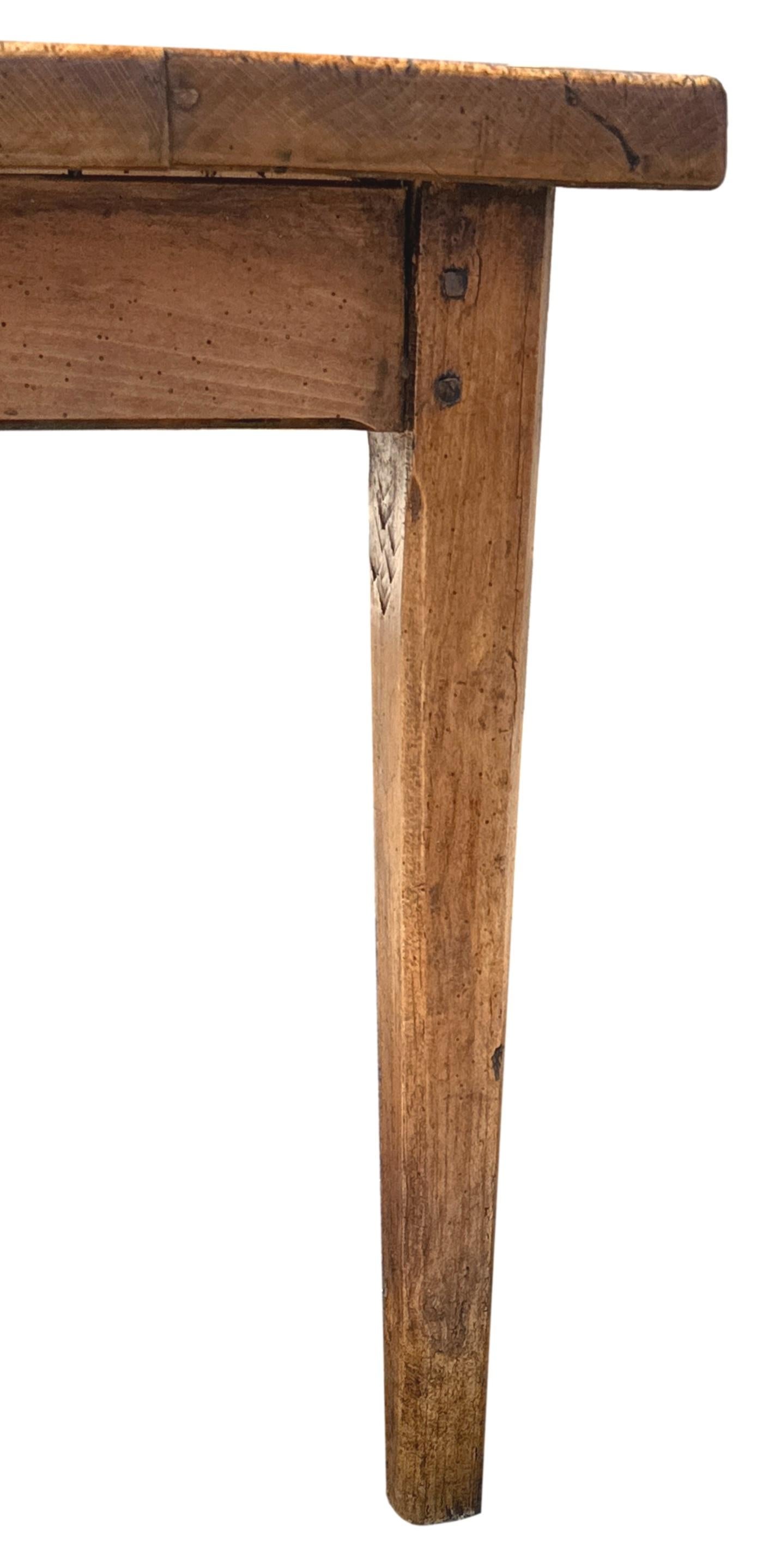 Grande table à manger de ferme du 19ème siècle en vente 1