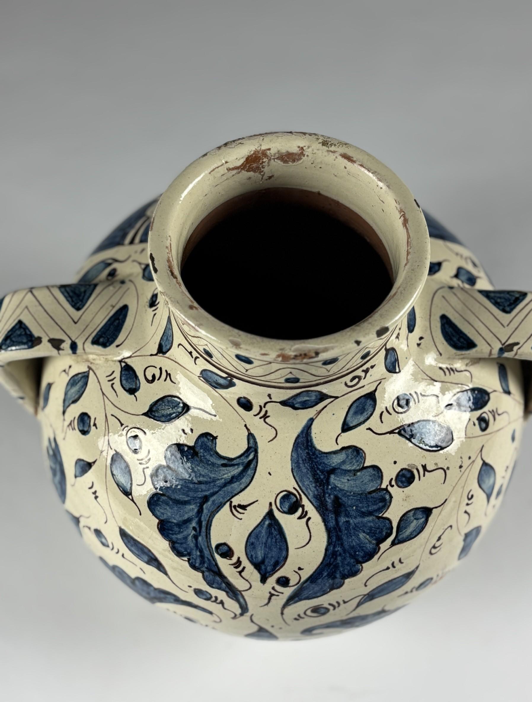 Large 19th Century Firenze Drug Storage Jar For Sale 2