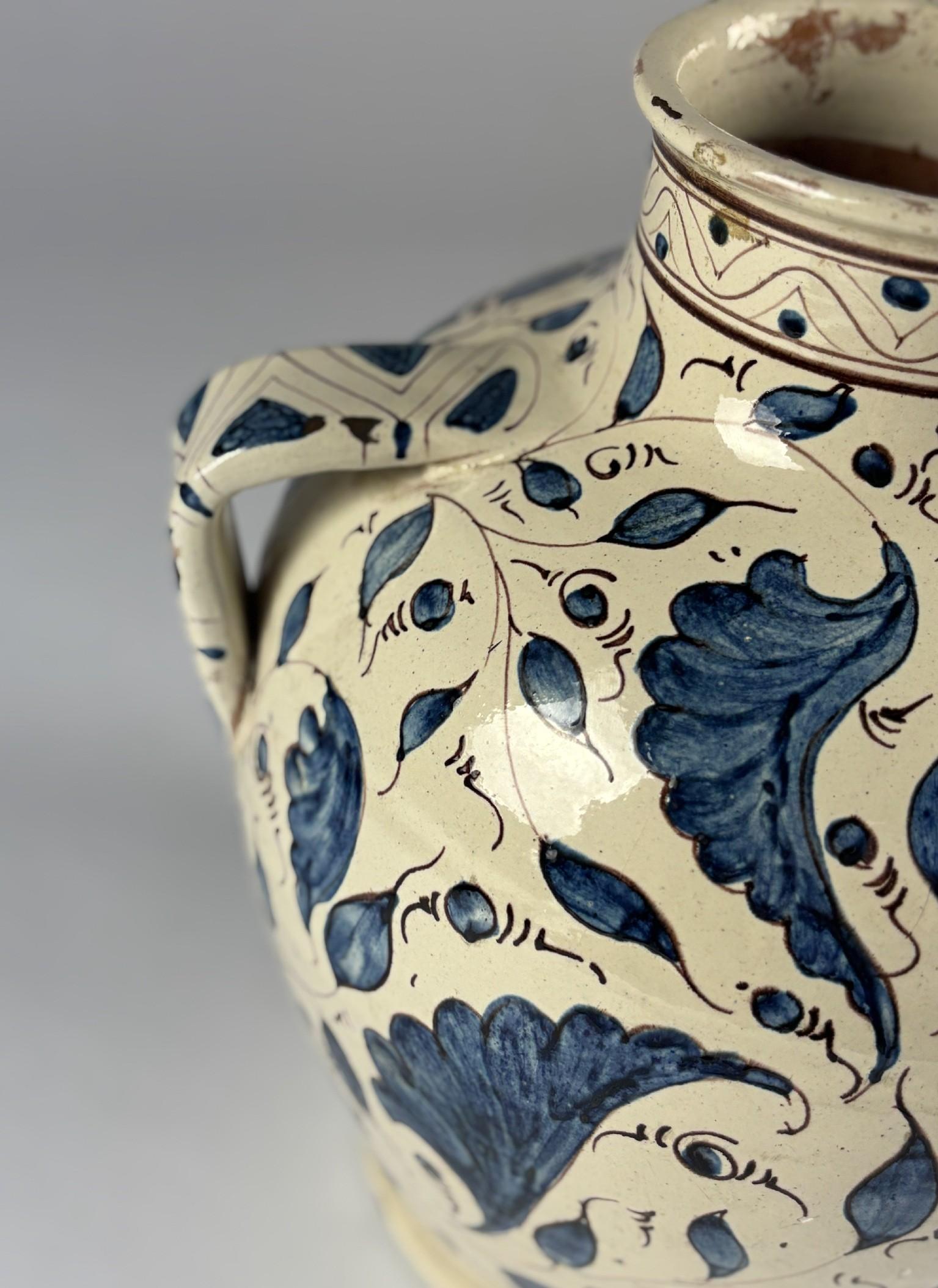 Large 19th Century Firenze Drug Storage Jar For Sale 3