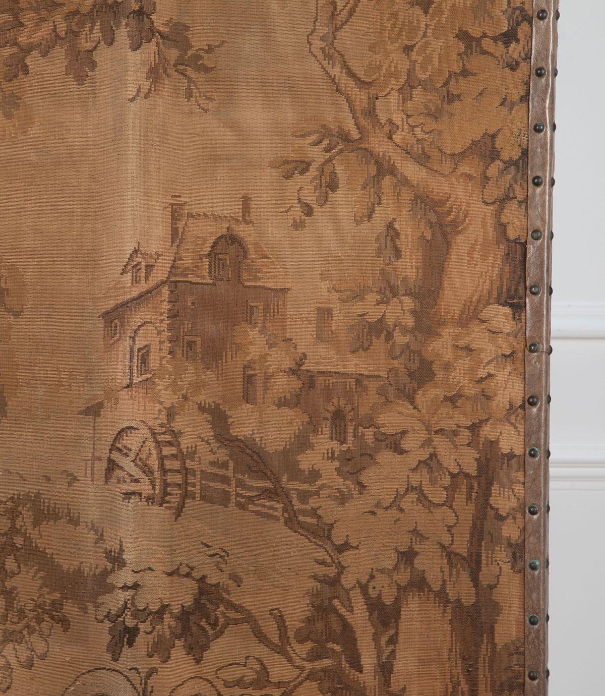Large 19th Century Flemish Tapestry Screen In Good Condition In Gloucestershire, GB