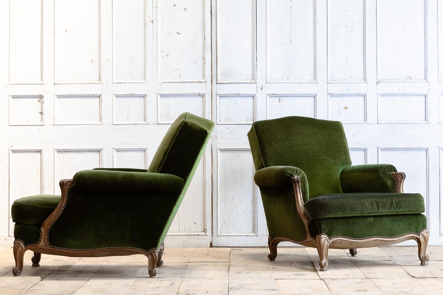 large armchairs in france