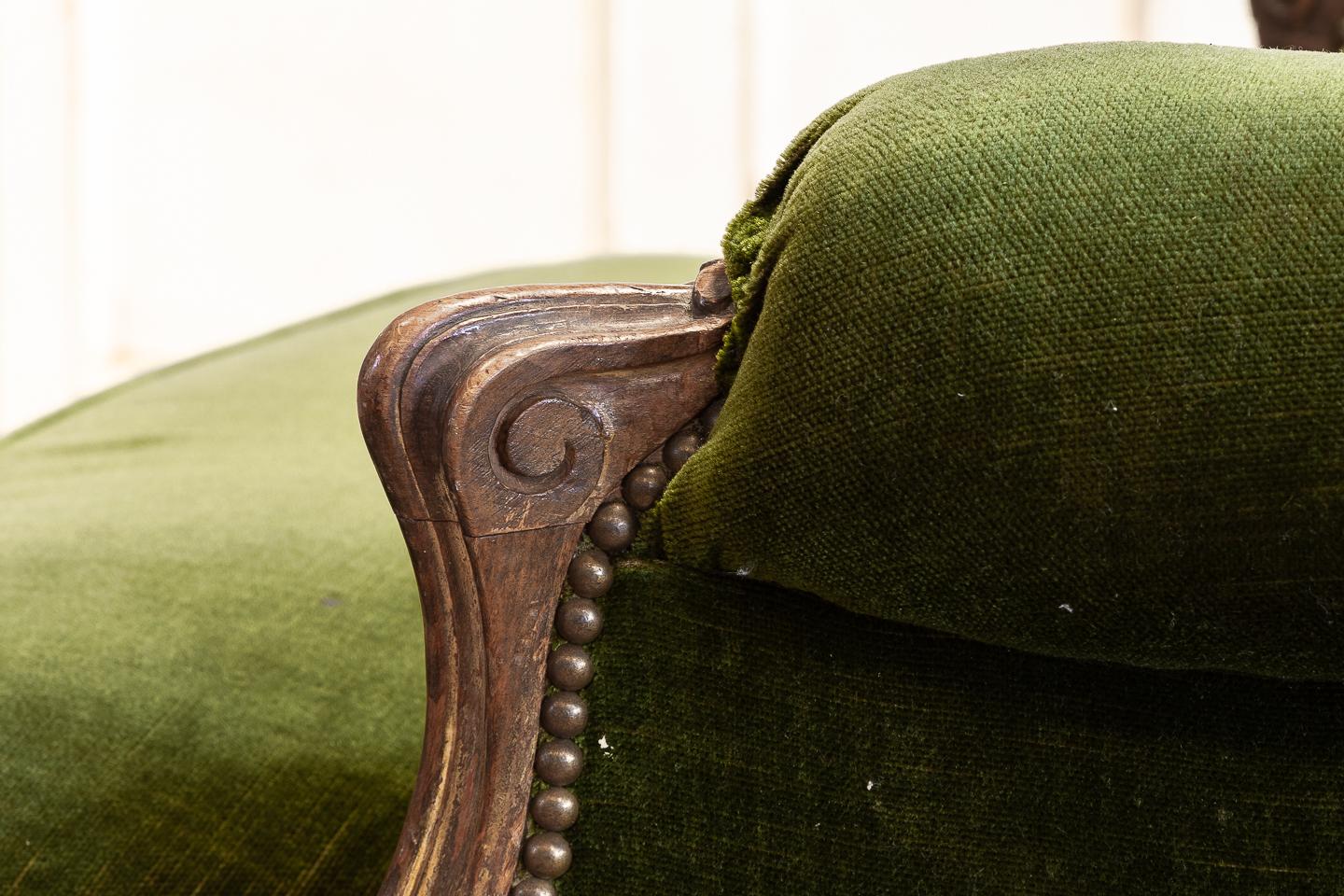 Large 19th Century French Armchairs In Good Condition In Husbands Bosworth, Leicestershire