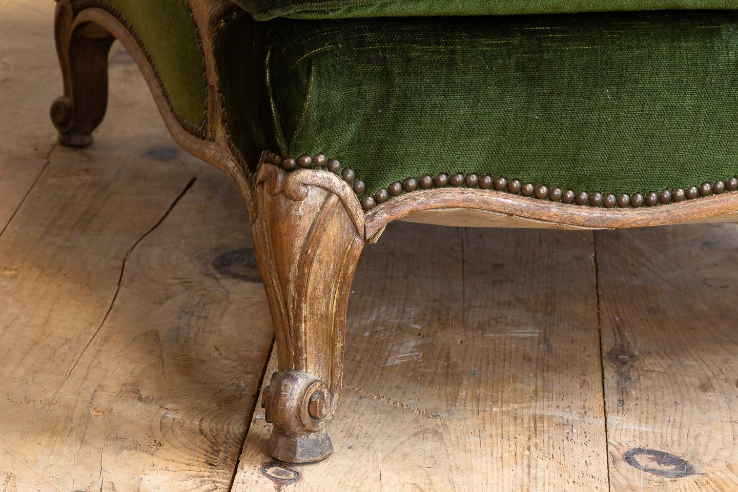 Large 19th Century French Armchairs 1