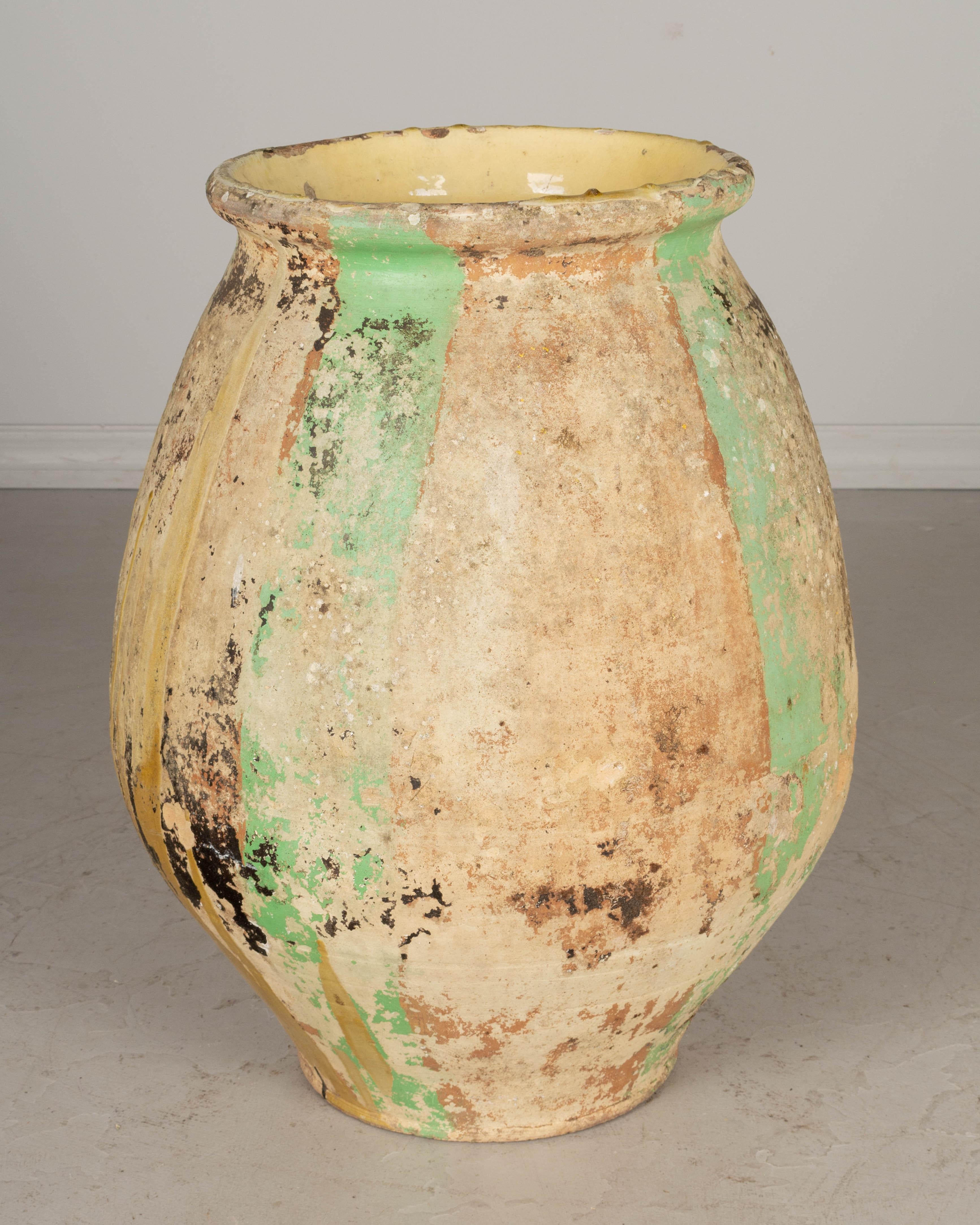 Large 19th Century French Biot Jar or Planter 1