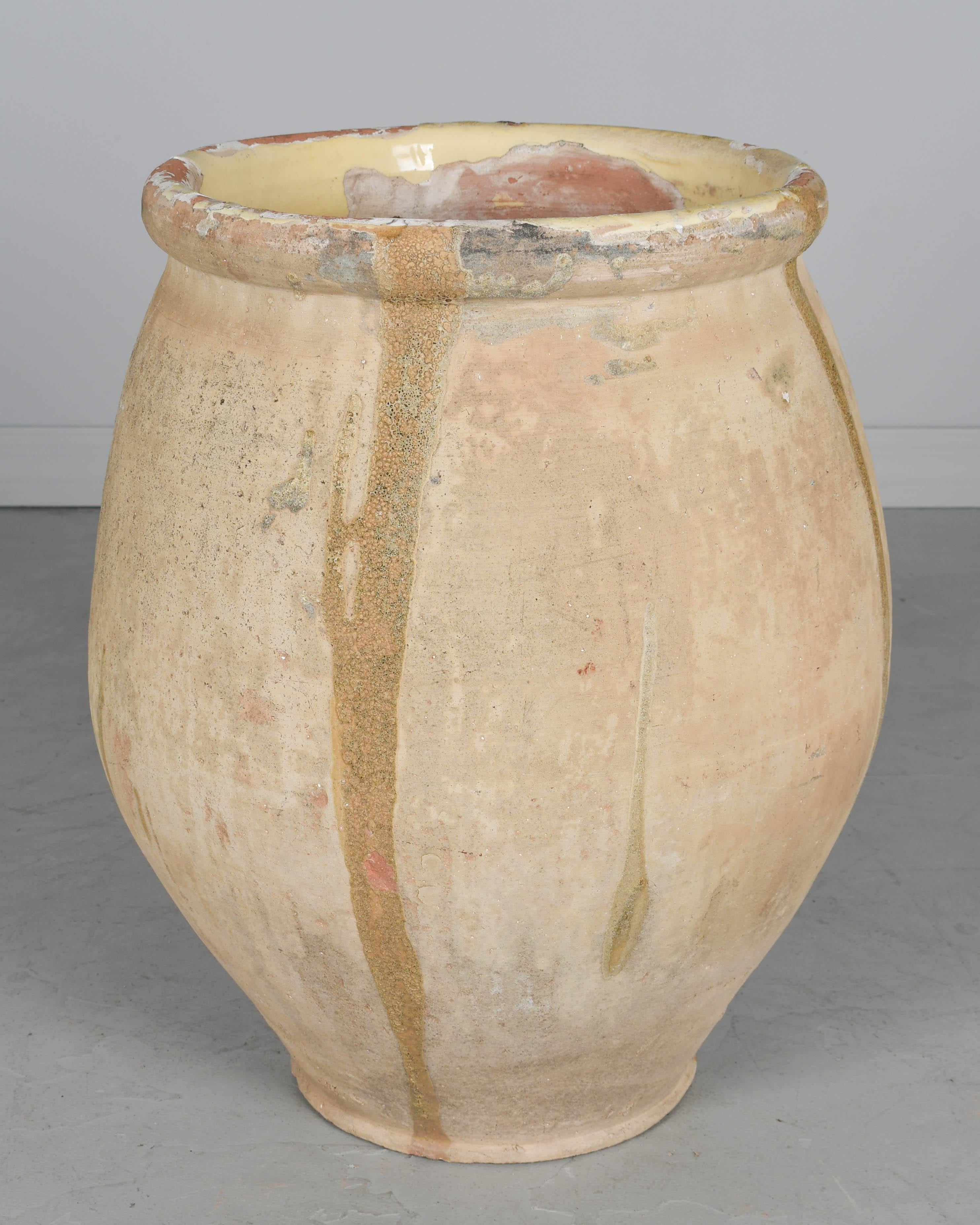 Large 19th Century French Biot Pottery Jar or Planter In Good Condition For Sale In Winter Park, FL