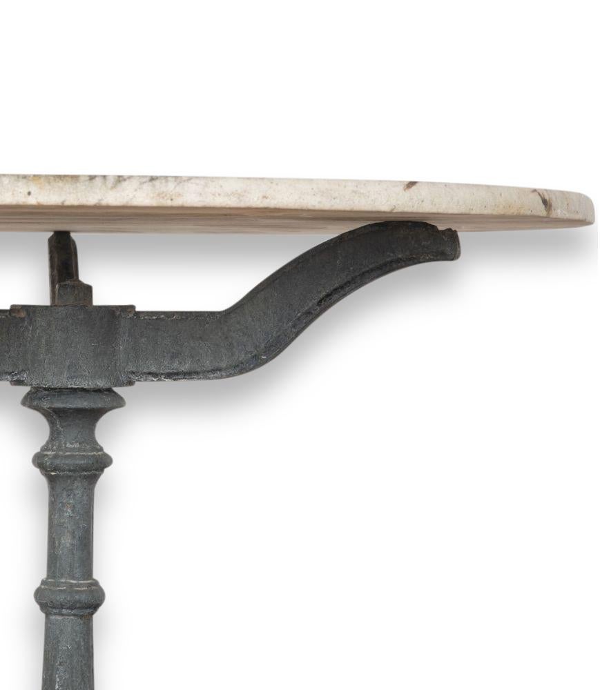 Large 19th Century French Bistro Table In Good Condition For Sale In Tetbury, Gloucestershire