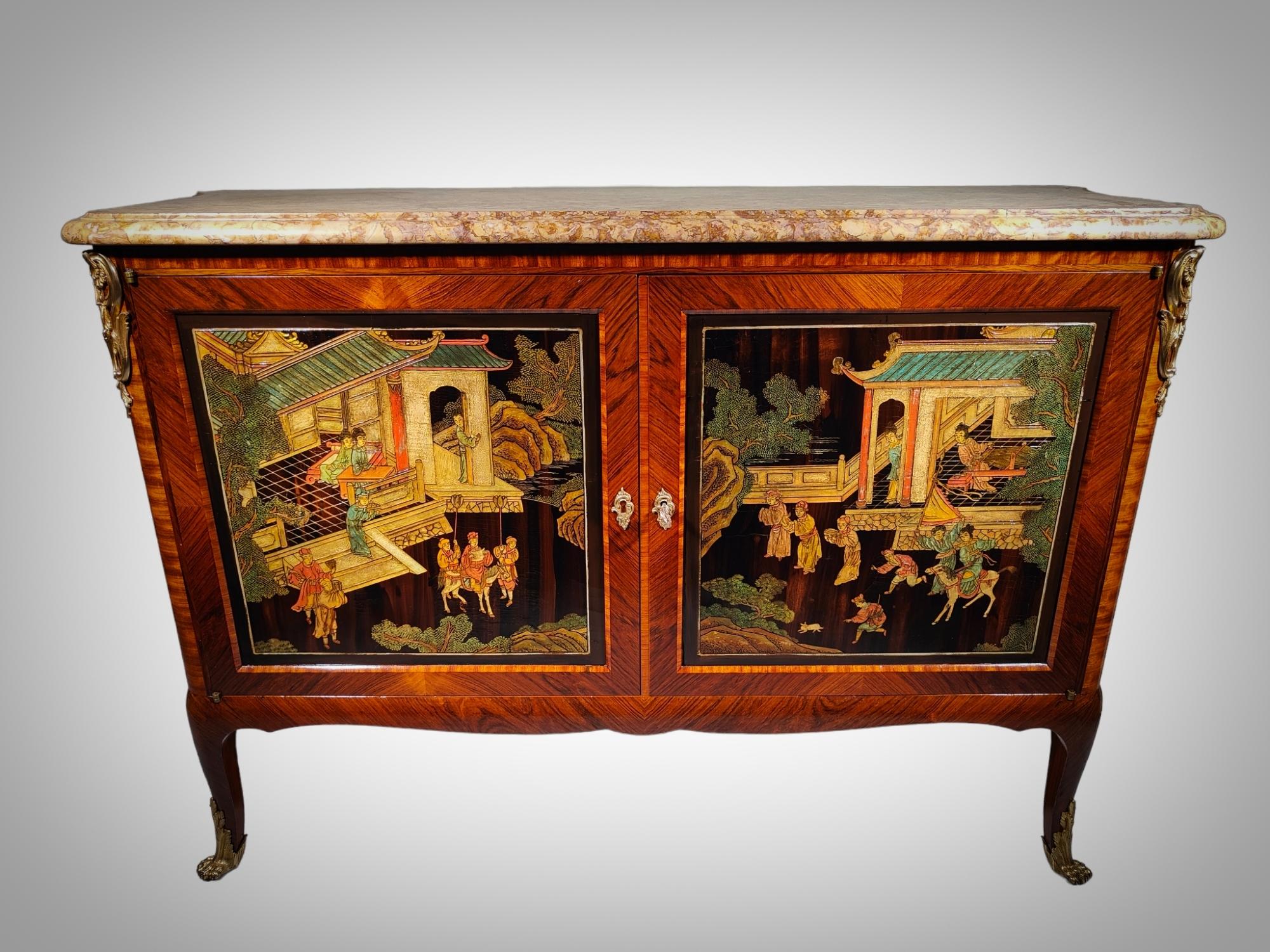 Wood Large 19th Century French Buffet For Sale