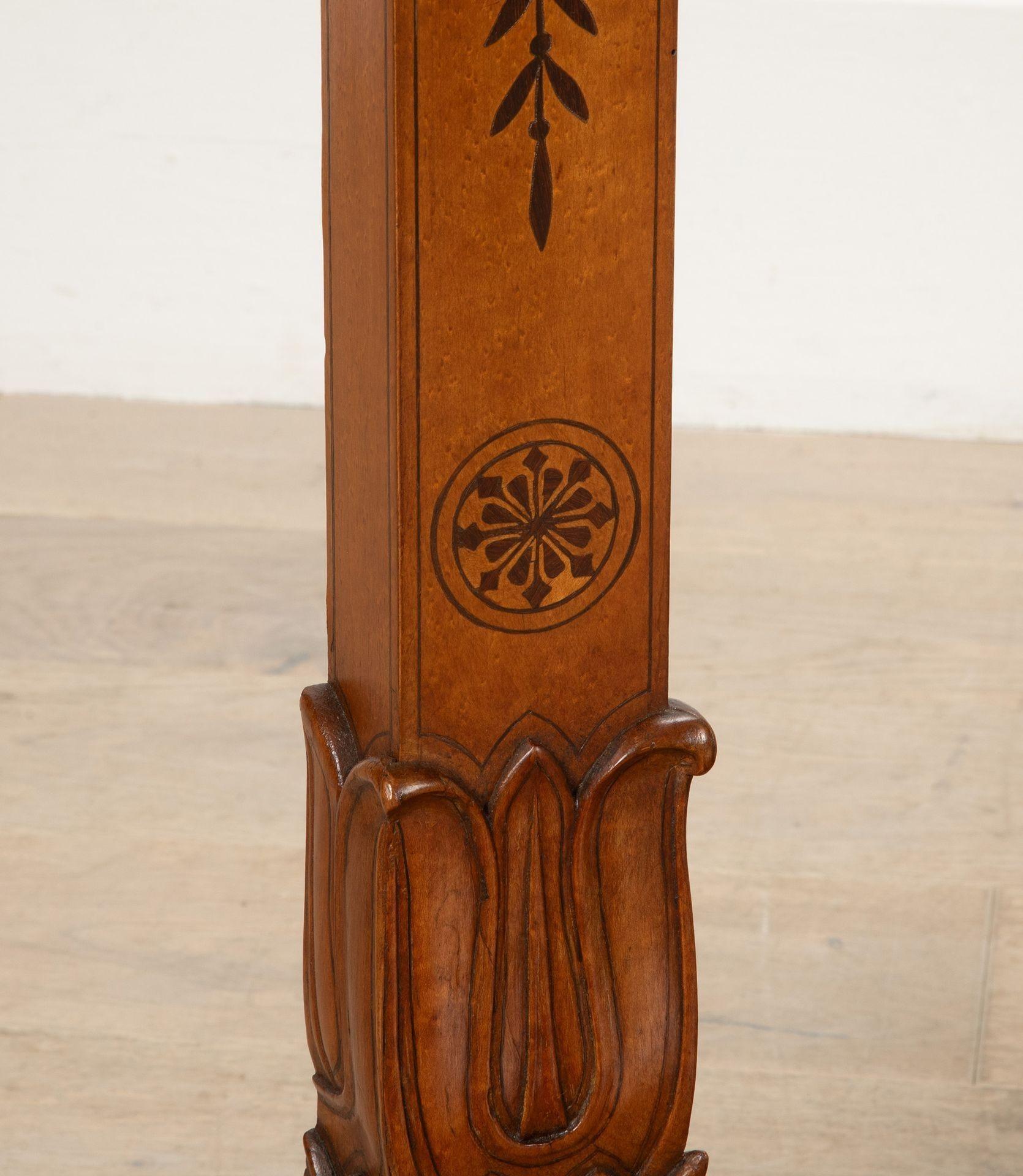 Large 19th Century French Charles X Satinwood Console Table For Sale 9