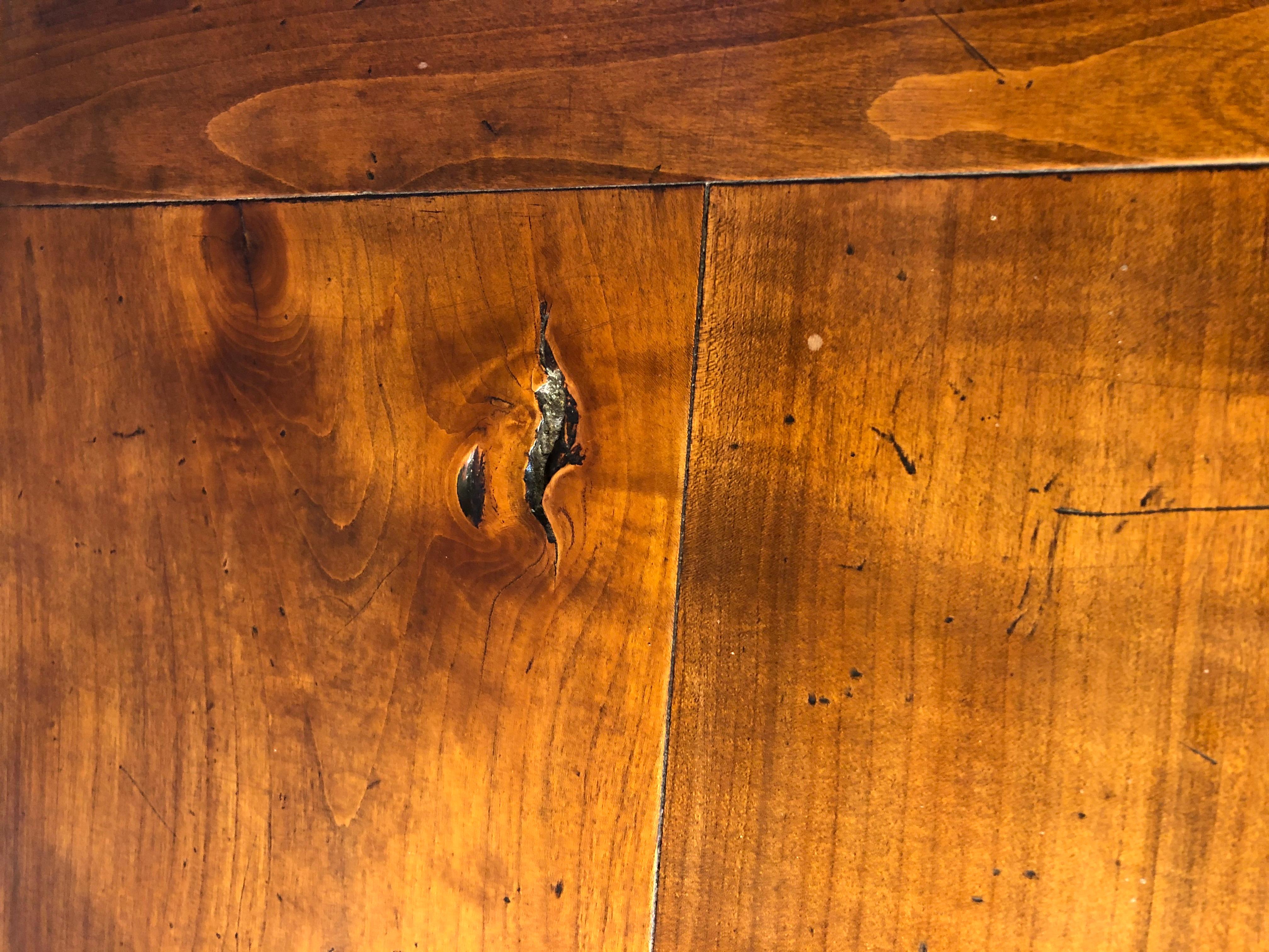 Large 19th Century French Cherrywood Extending Farmhouse Table 1