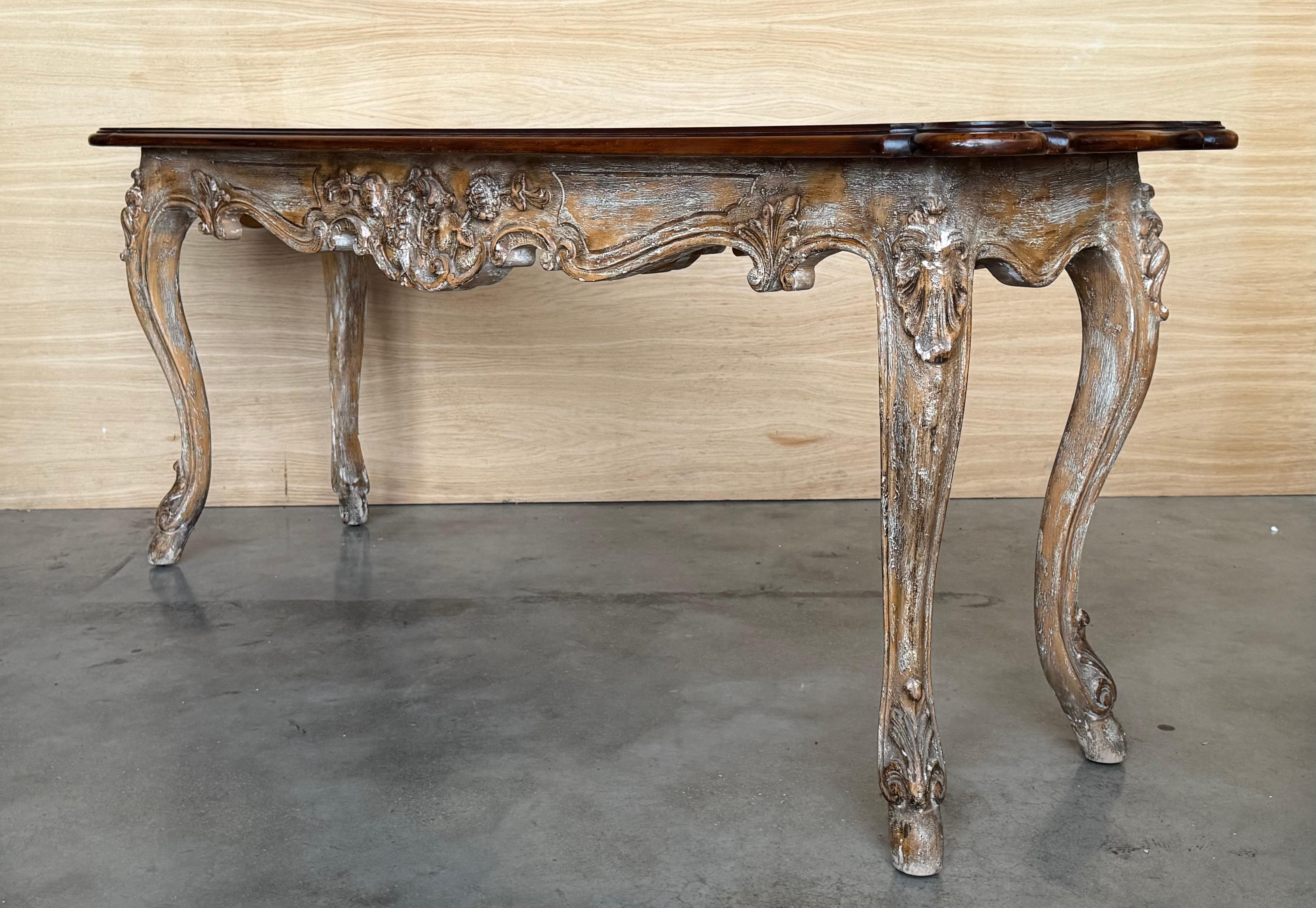 French Provincial Large 19th century French Console For Sale